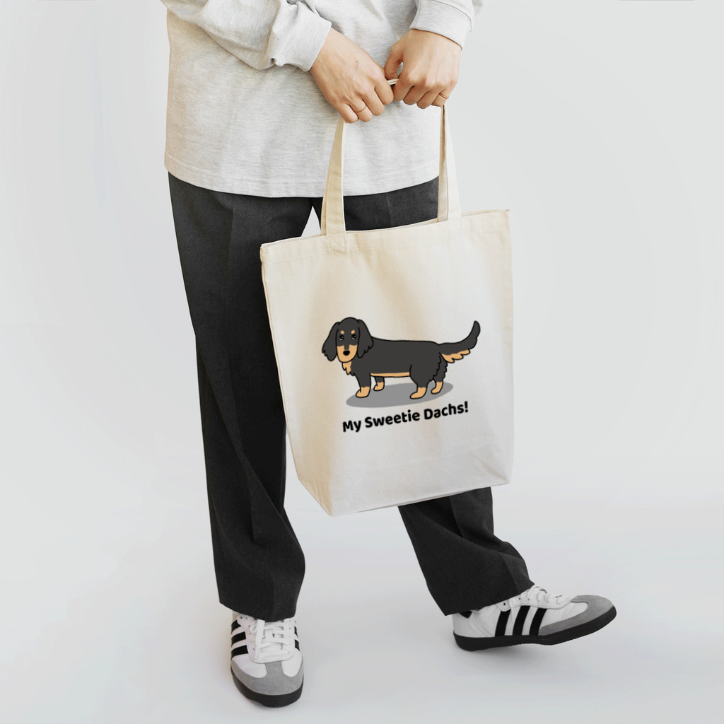 efrinmanのダックス1ブラックタン Tote Bag