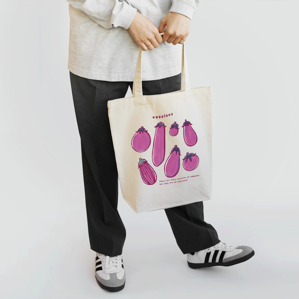 Aランチサラダ付SHOPの夏のeggplantさん2 Tote Bag