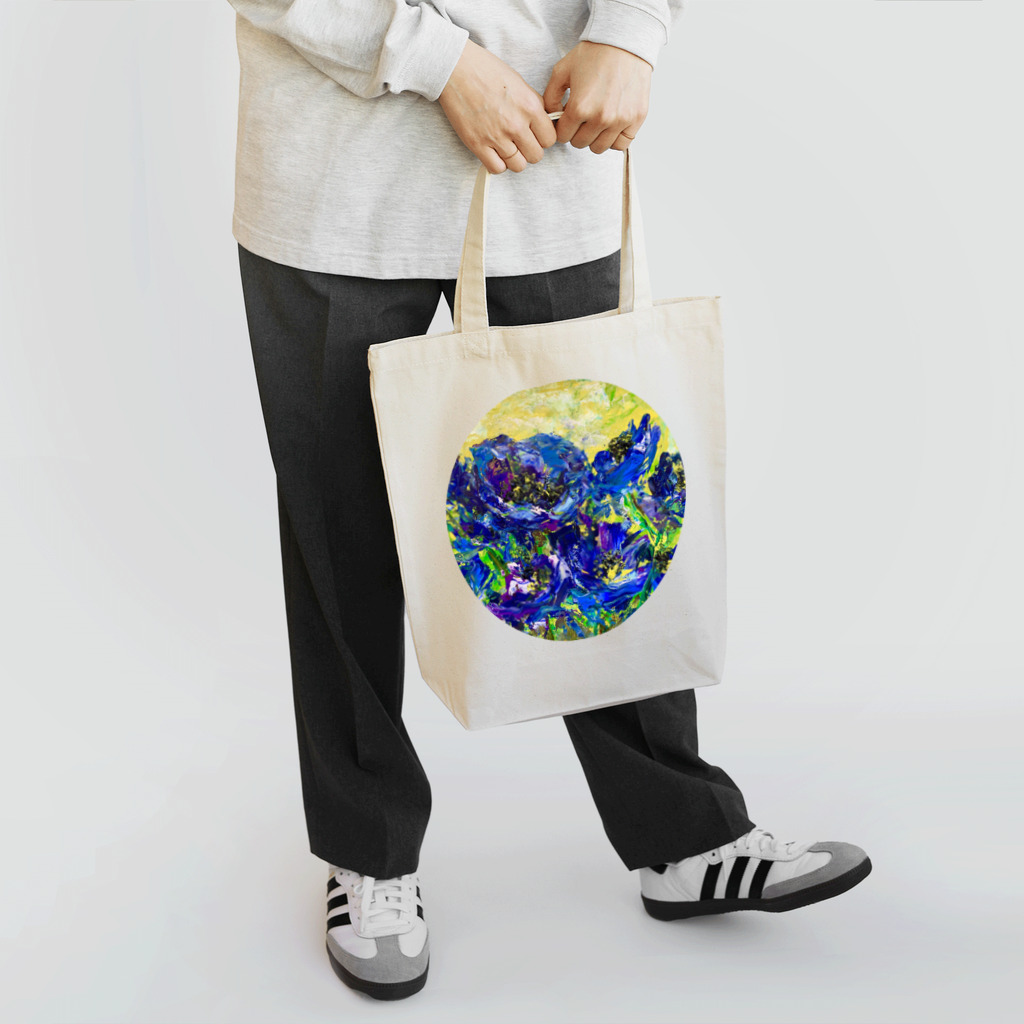 竹黎アートショップのHappy  flower Tote Bag