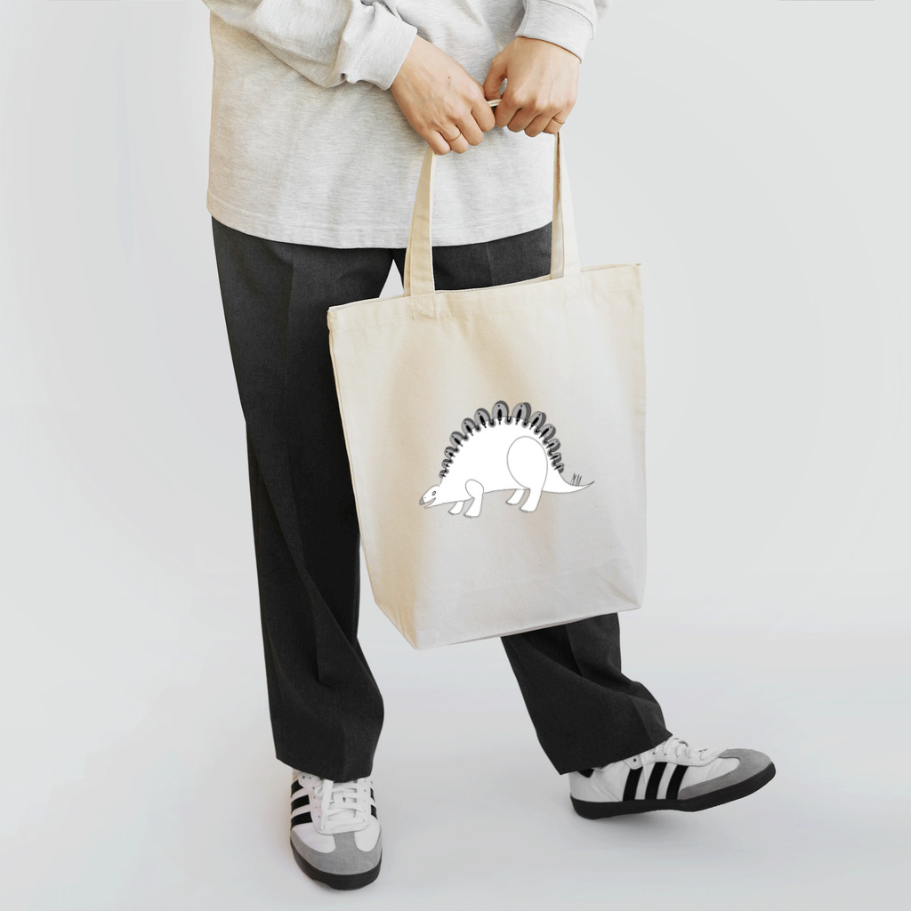 sen-no-momotsukuriの白黒ステゴ Tote Bag