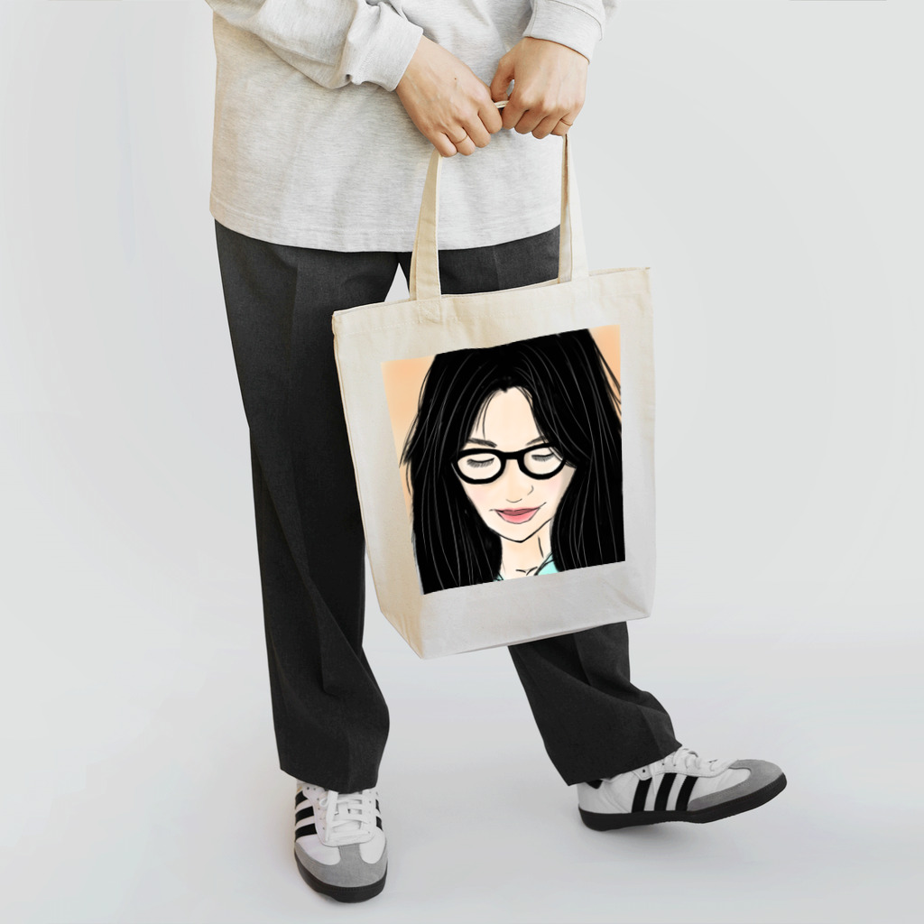 みつまめこshopのメガネ美人 Tote Bag