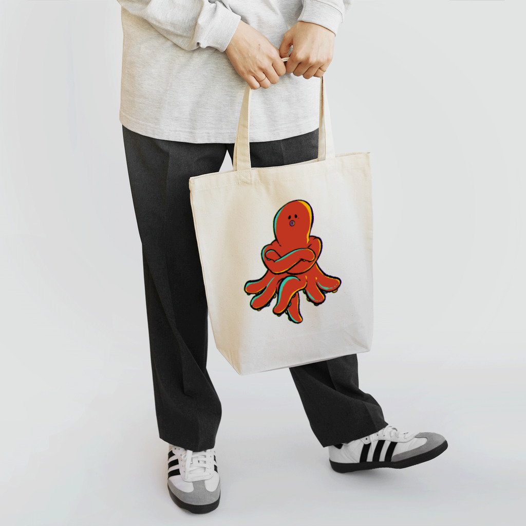 愉快レトロ雑貨屋★39太郎の威張りん坊のたこチャン Tote Bag