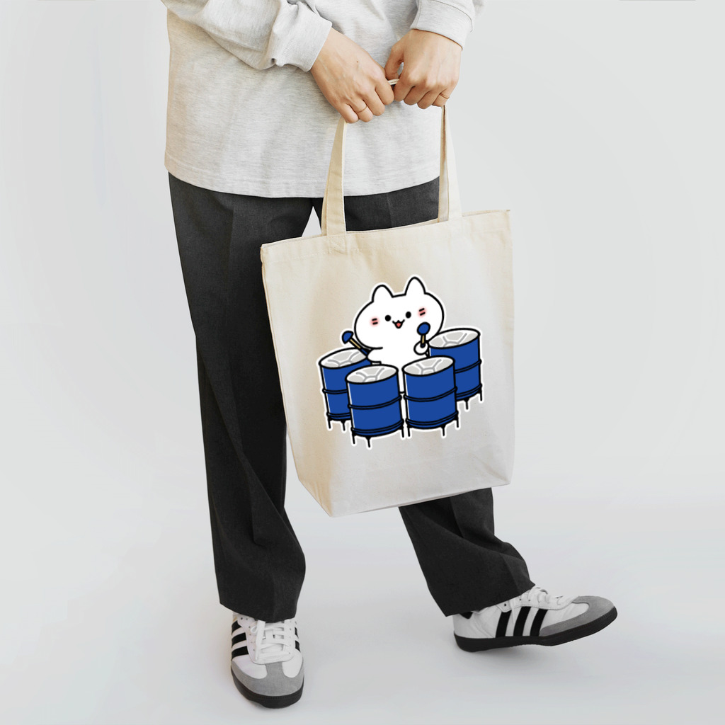  ふじねこ屋のテナーベースパンねこ Tote Bag