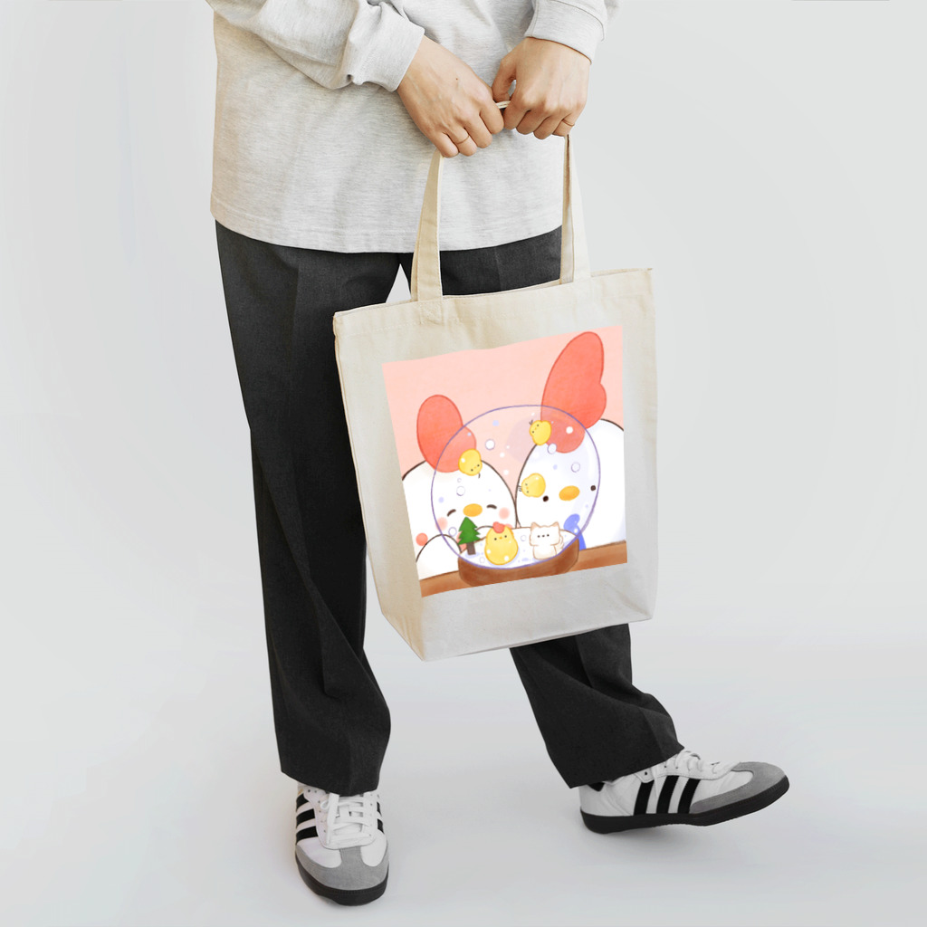 ひよコケshopのスノードーム Tote Bag