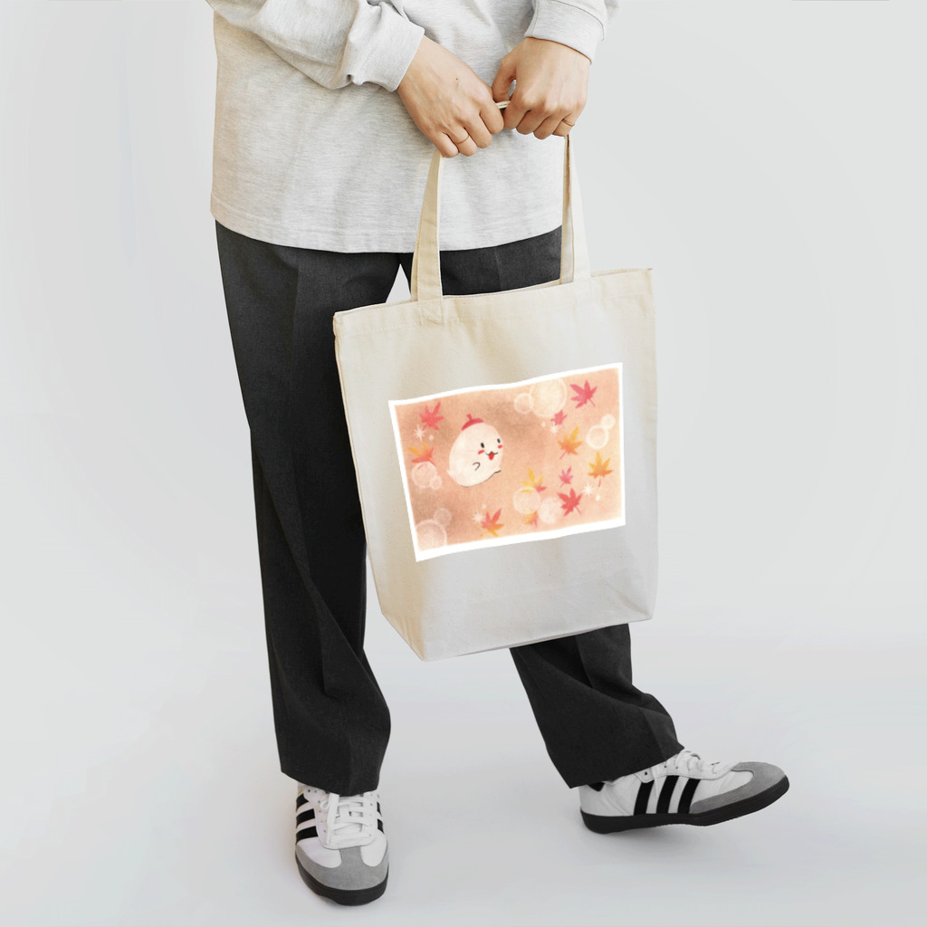 あい☆の小さな雑貨屋さん＆アトリエの秋のお化けちゃん トートバッグ