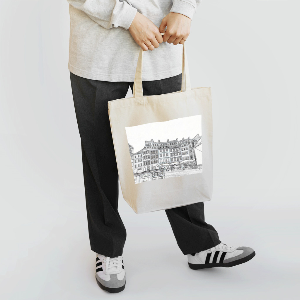 モモンヌの洋服屋さんのワルシャワ旧市街 Tote Bag