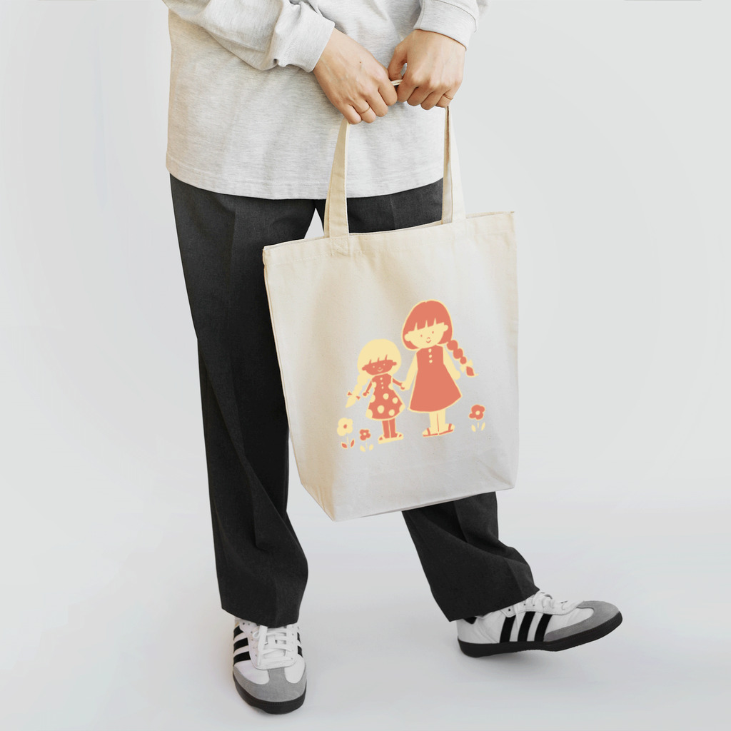 miso shopのなかよし女の子姉妹 Tote Bag