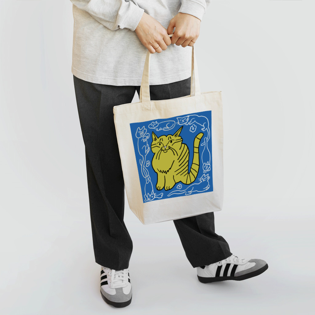 NEZAME ーねざめーの幸福の黄色いねこ Tote Bag