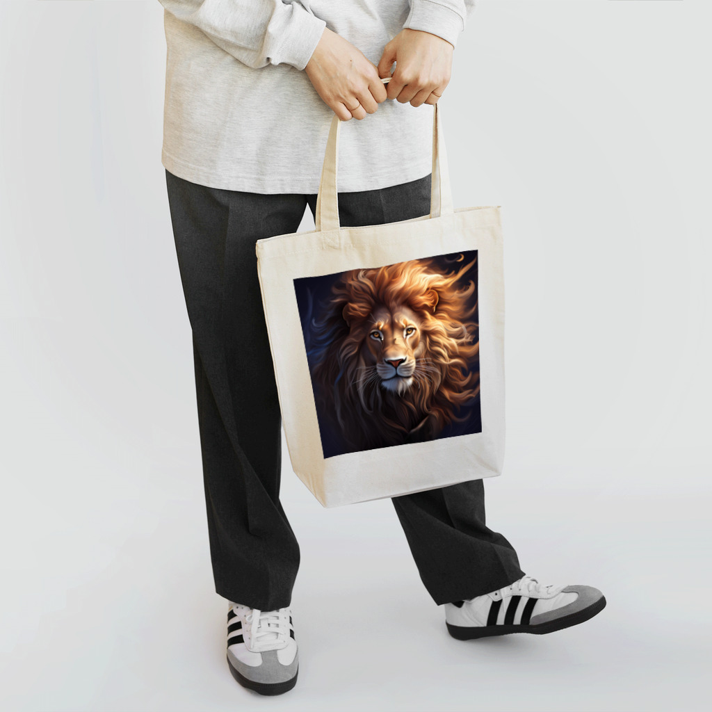 タカヤマ・サイトのライオン・凛々しい獅子 Tote Bag