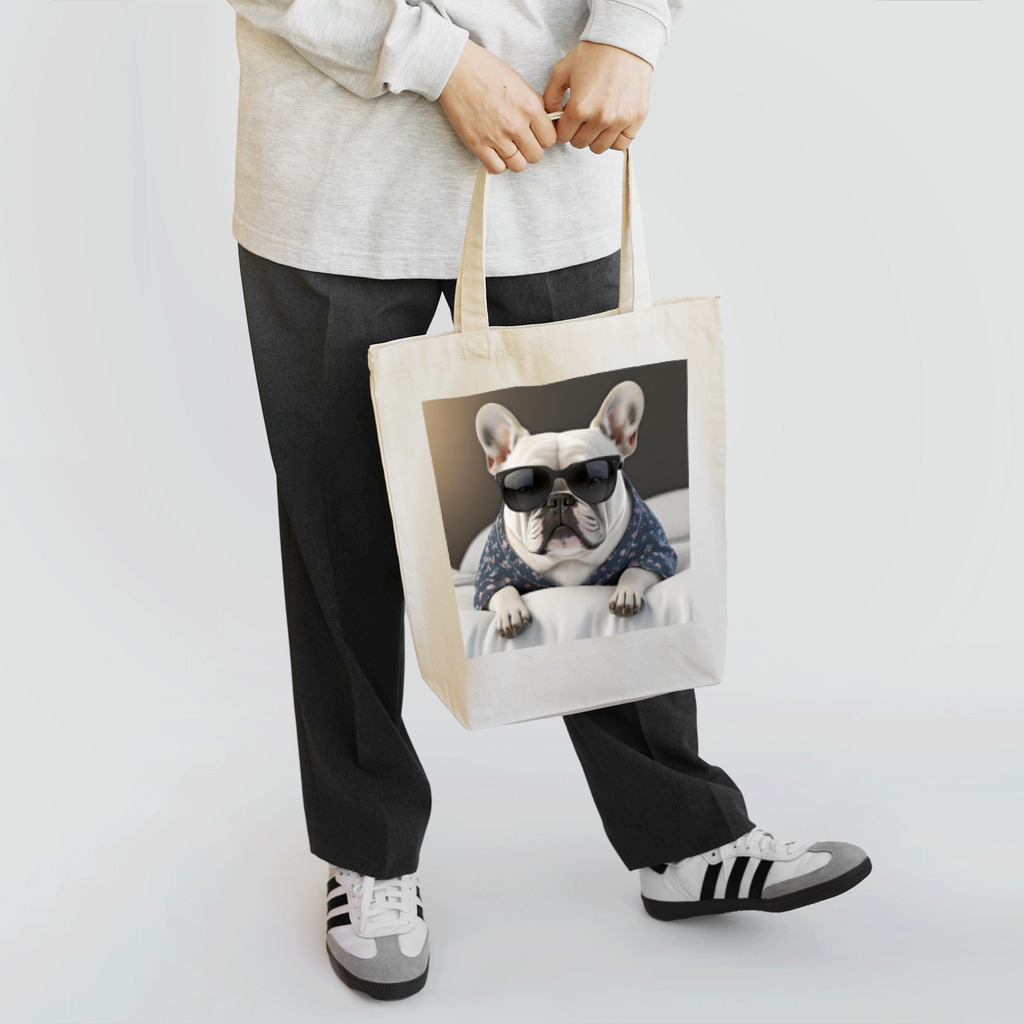 SI-SAAのおやすみBOSS犬 Tote Bag