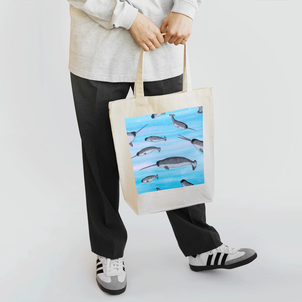 SHACHIKOのイッカクの群れ Tote Bag