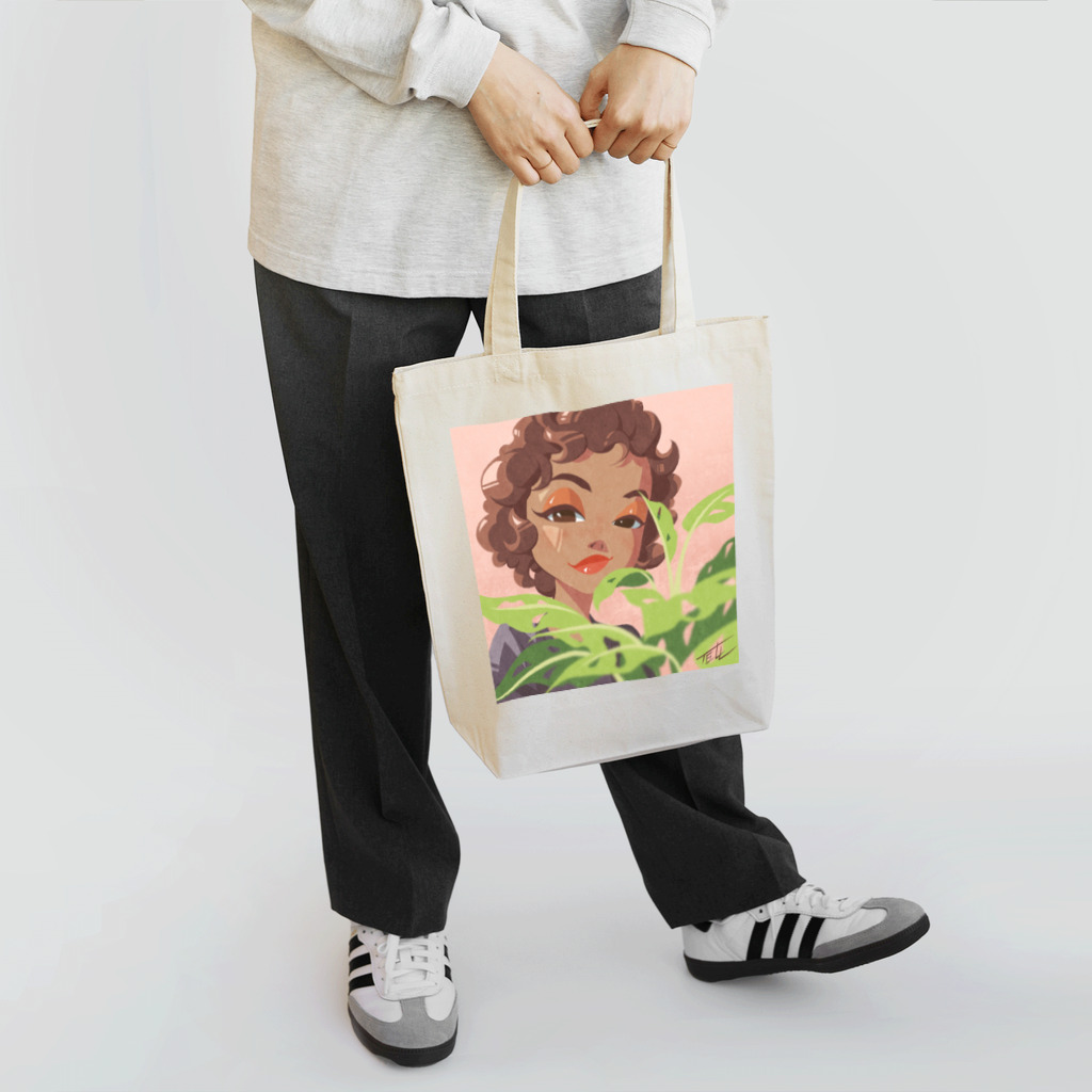 TELLのイラスト小屋のForeigner Tote Bag