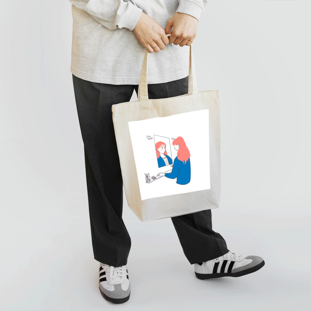 MILANO | イラストアートのわたしにどきっとするなんて Tote Bag