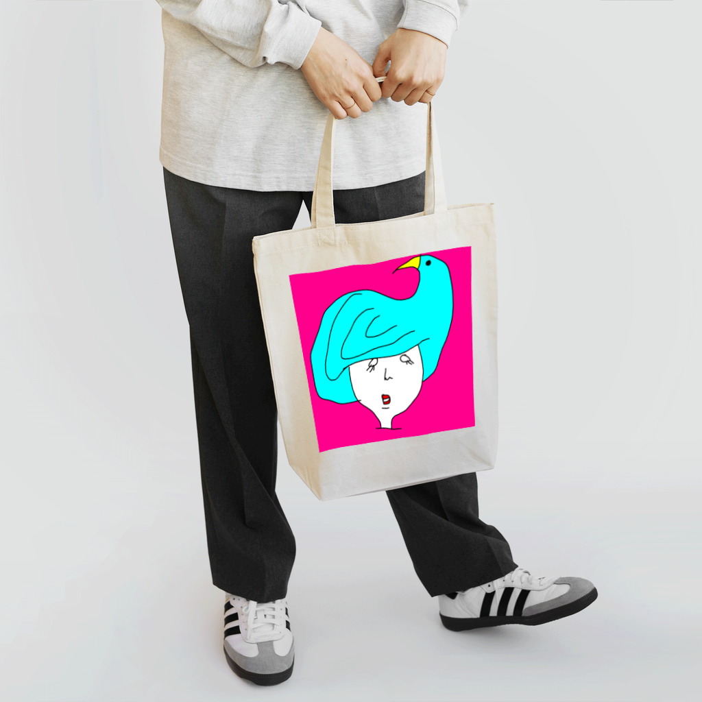 hito hitoのbird girl Tote Bag