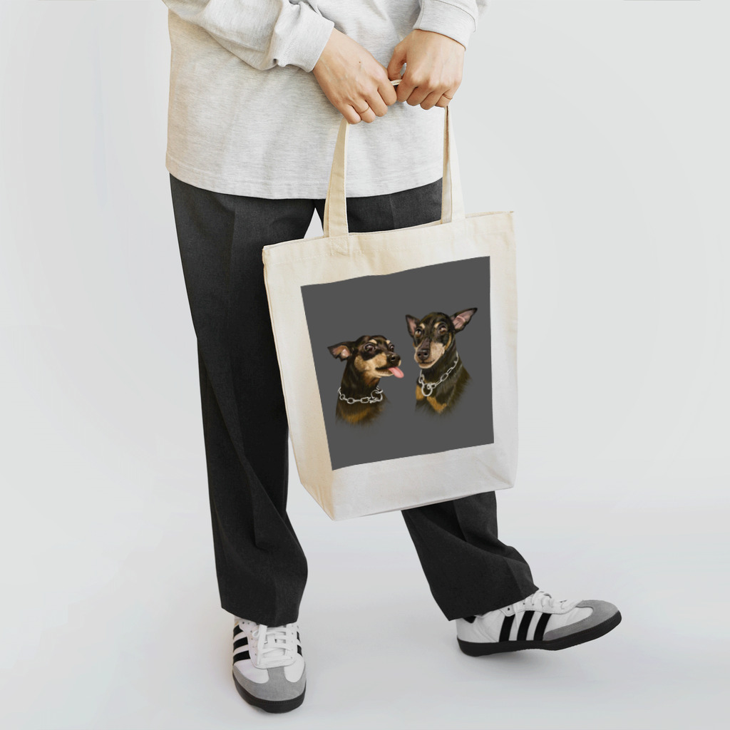 K&M(かむ)のミニチュアピンシャー Tote Bag