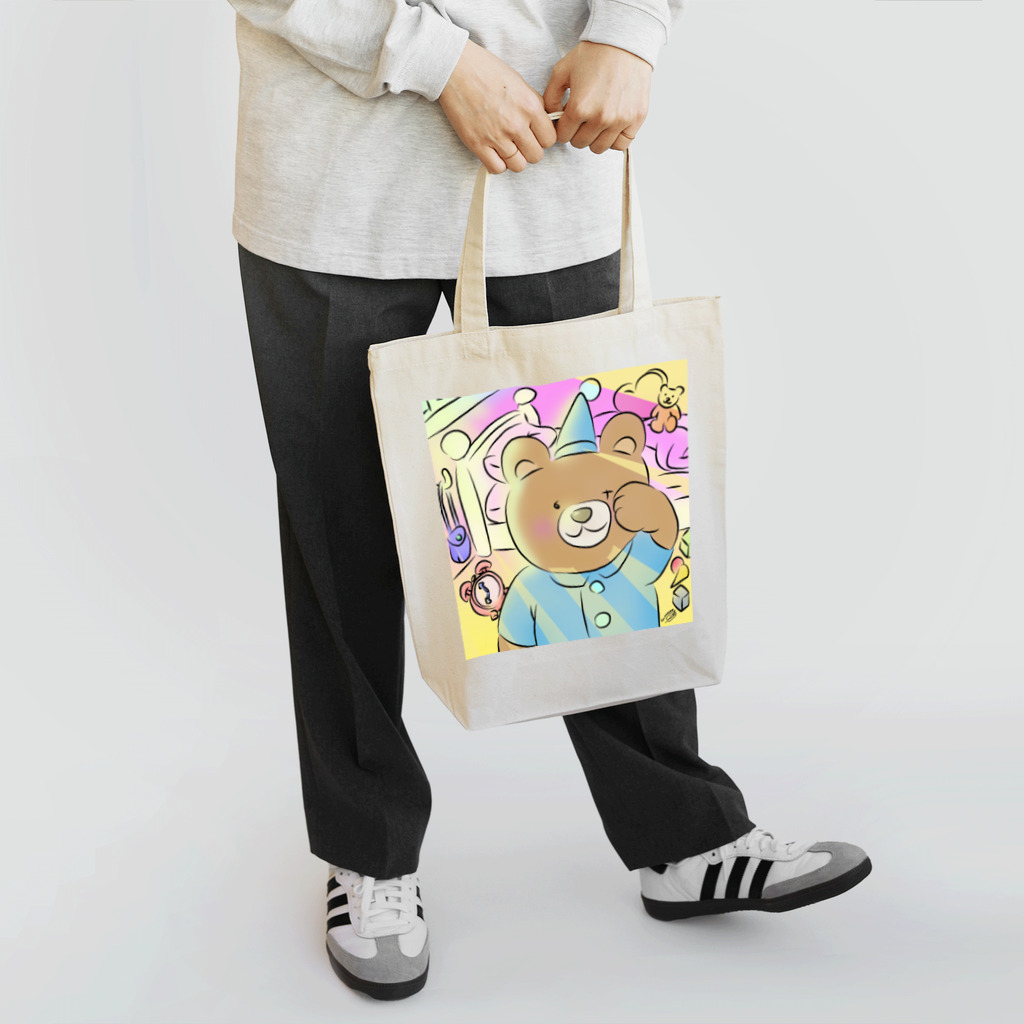 su_nosukeのおはよう！くまさん（´(ｪ)｀） Tote Bag