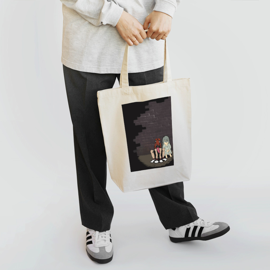 まくらねこのいぬとわたし Tote Bag