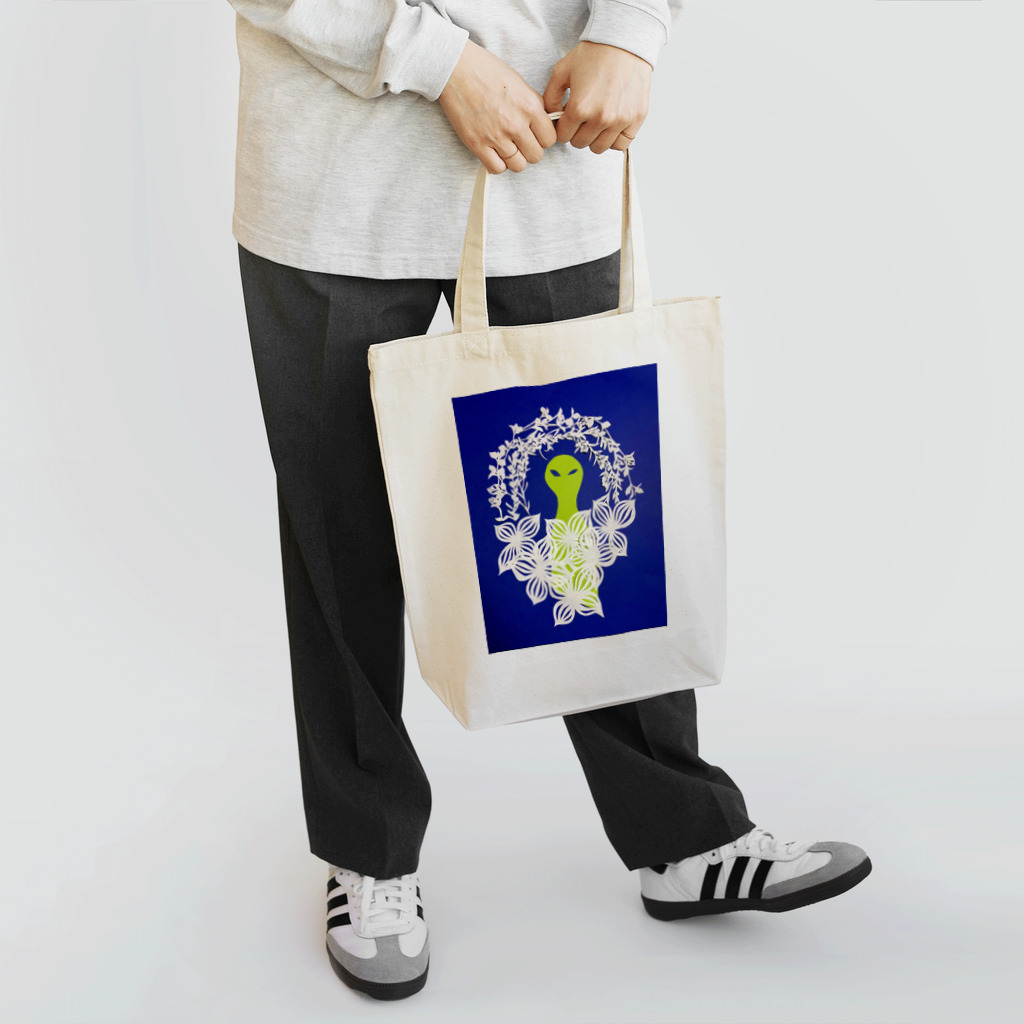 ジュンキチの宇宙人　グリーン Tote Bag