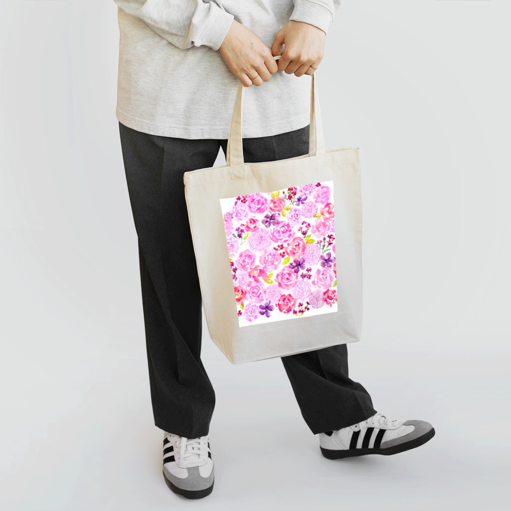 SUI_SAIのピンクの花束 Tote Bag