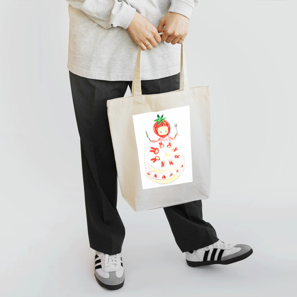 地球であそぶちゃんのお店だよのショートけえええええええき Tote Bag