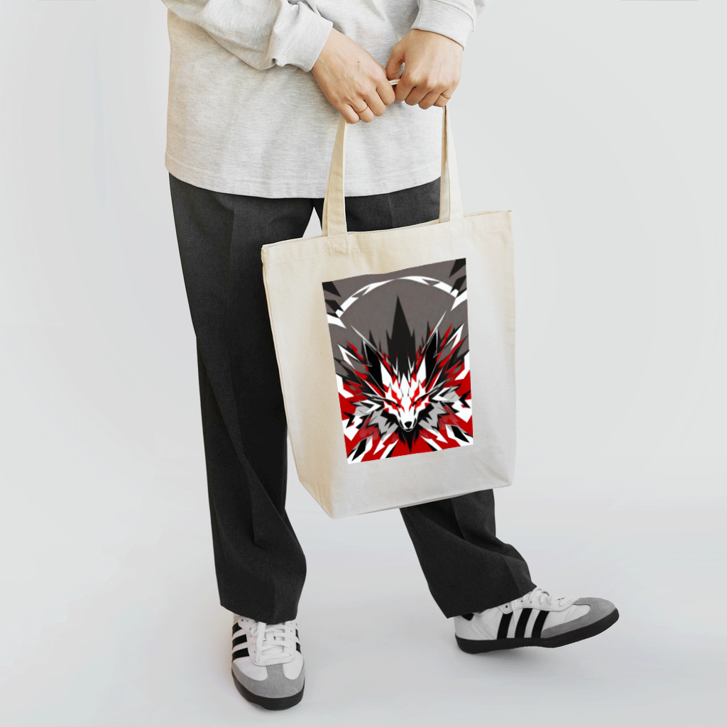 ZZRR12の闘志の炎、愛を捨てた狐の瞳 Tote Bag