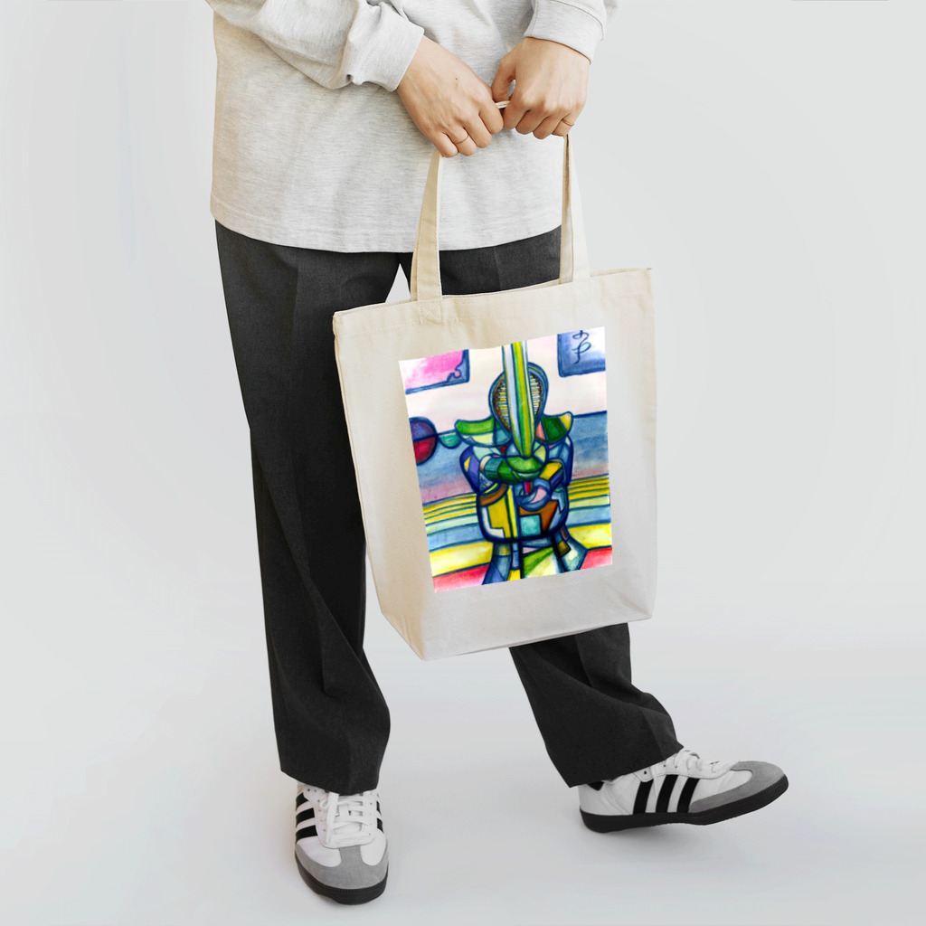 剣道　絵画　🅿️の剣道Tシャツ Tote Bag