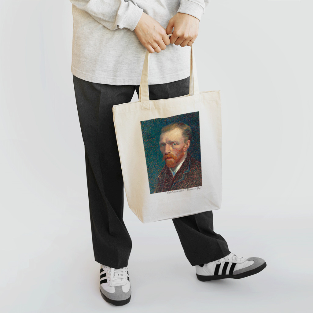 SONOTENI-ARTの005-019　ゴッホ　『Self-Portrait -1887-』　トートバッグ トートバッグ