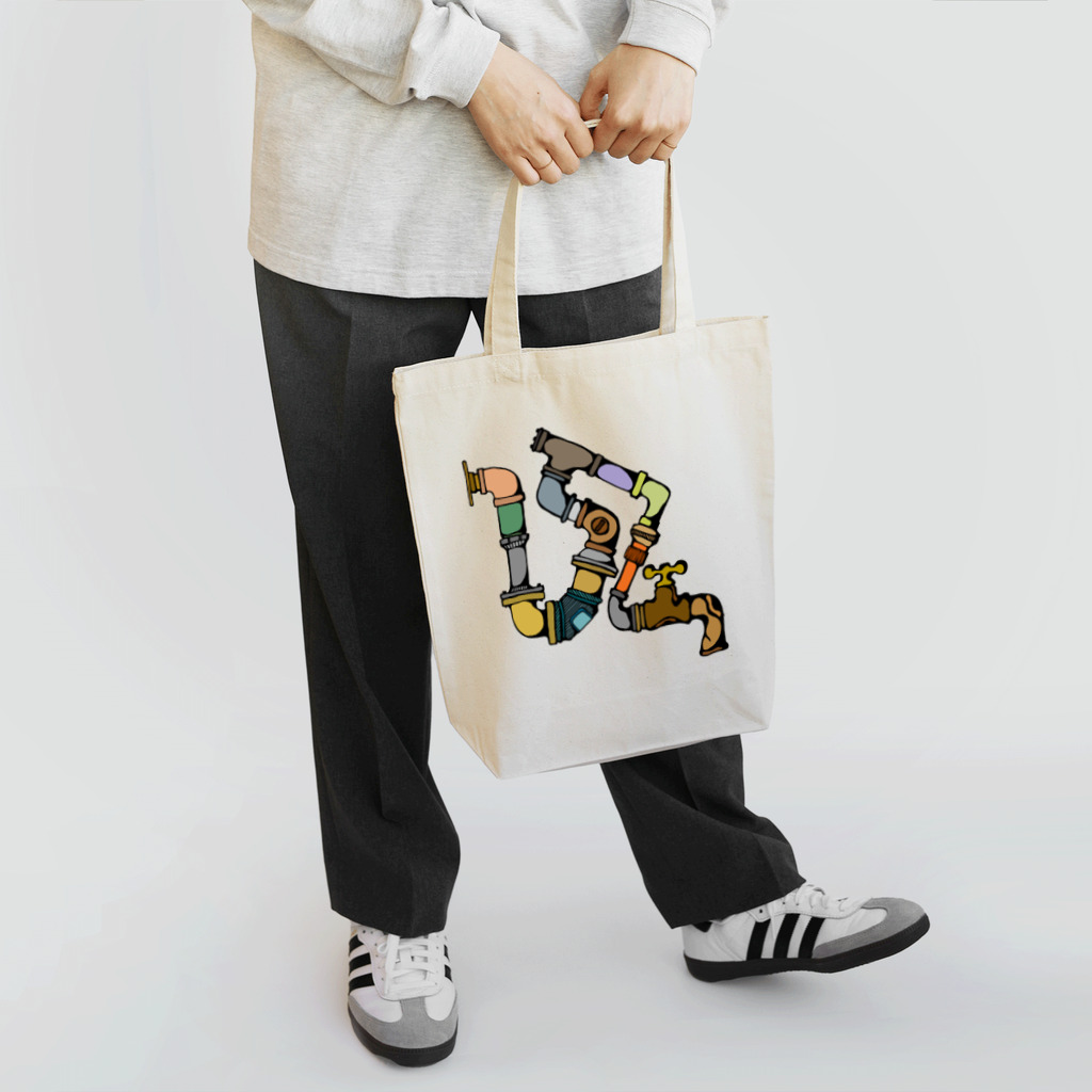 WINKの水道管Ⅰcoll Tote Bag