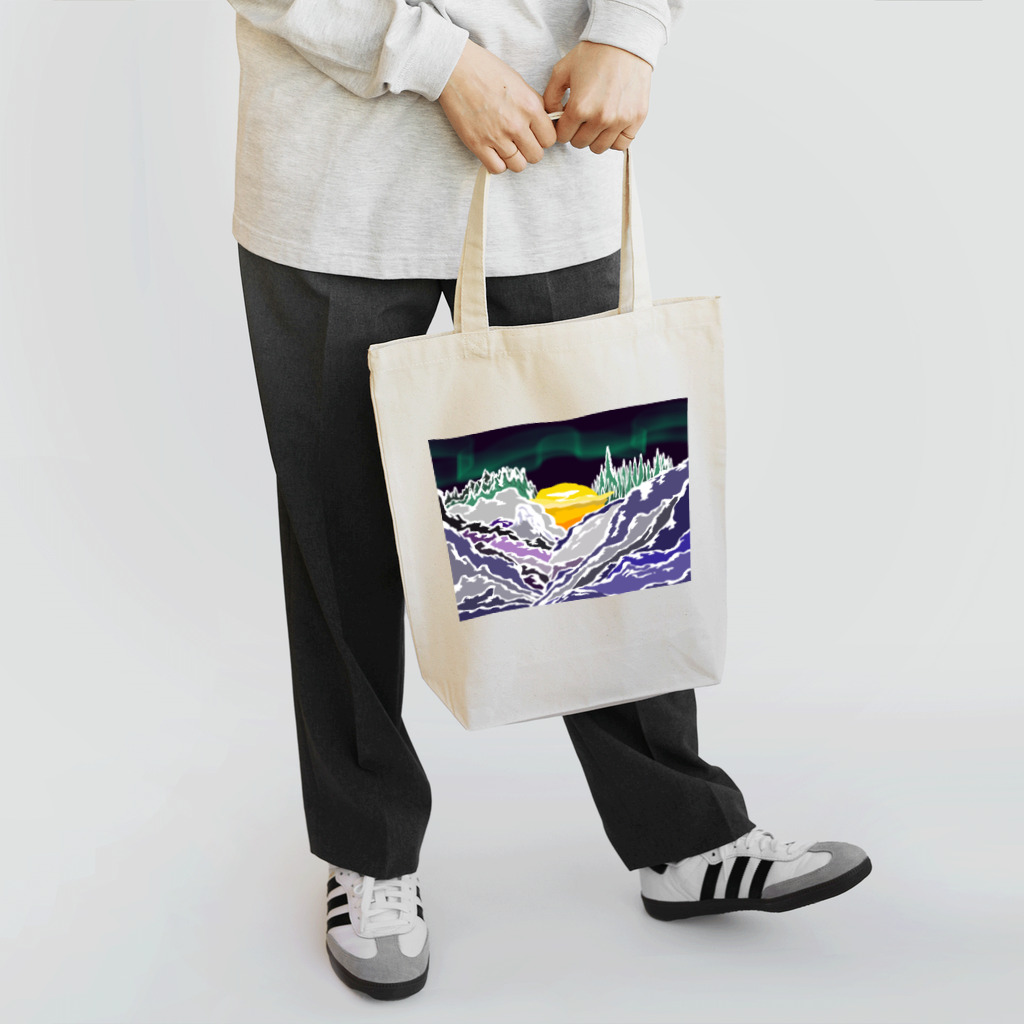 LuckySunnyDaySTOREのNorth mountain  Tote Bag