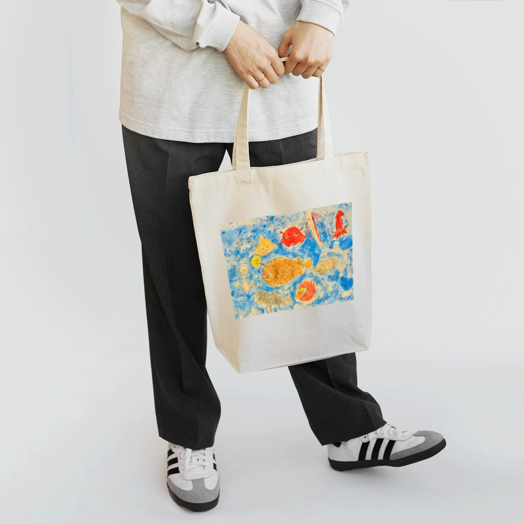 Peach Blueのしんかいぎょ Tote Bag