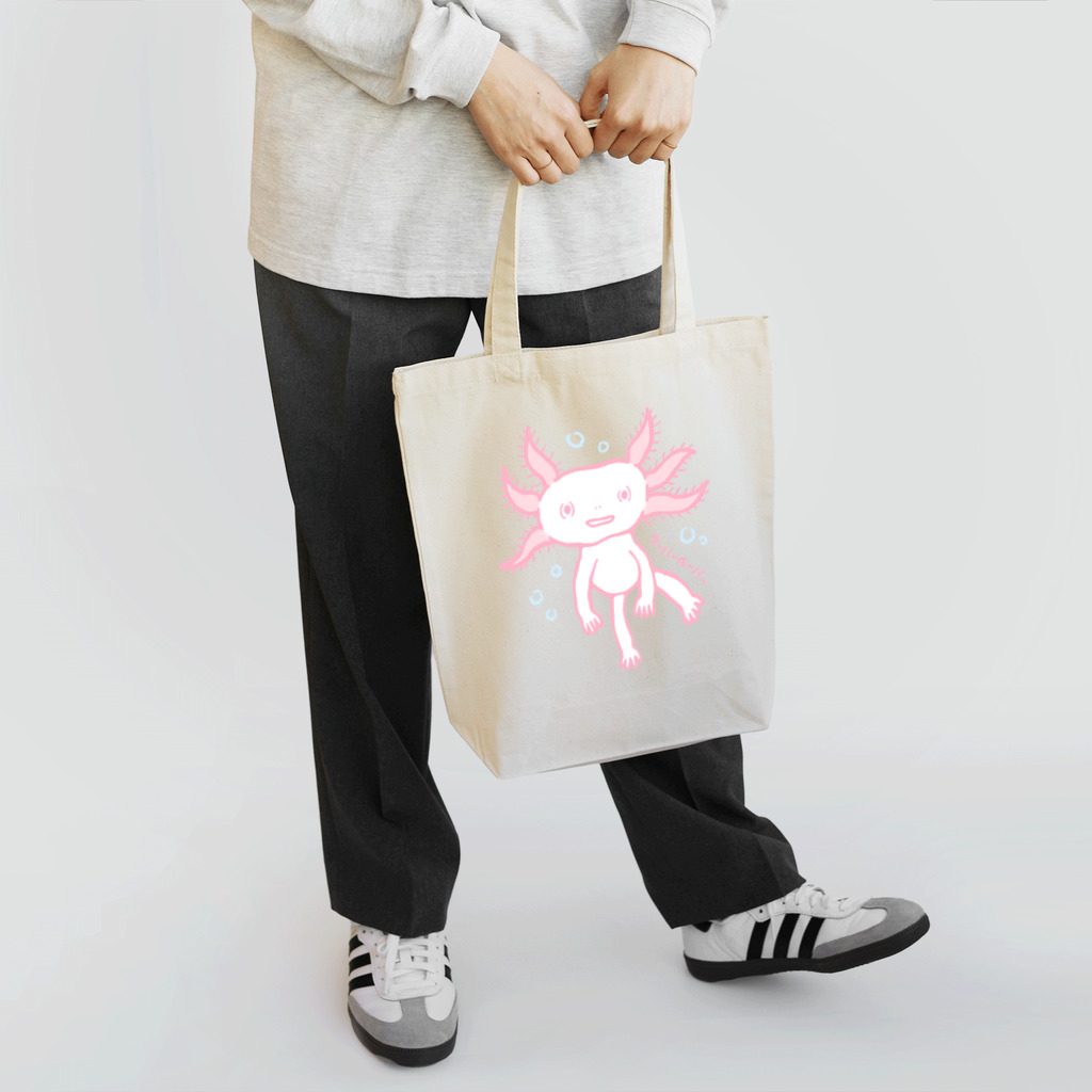 mincruのおとぼけ顔のウパさん_ピンクver Tote Bag