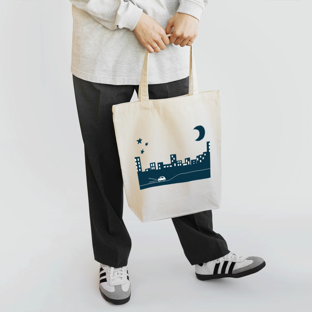 小田島灯の夜街ドライブ Tote Bag