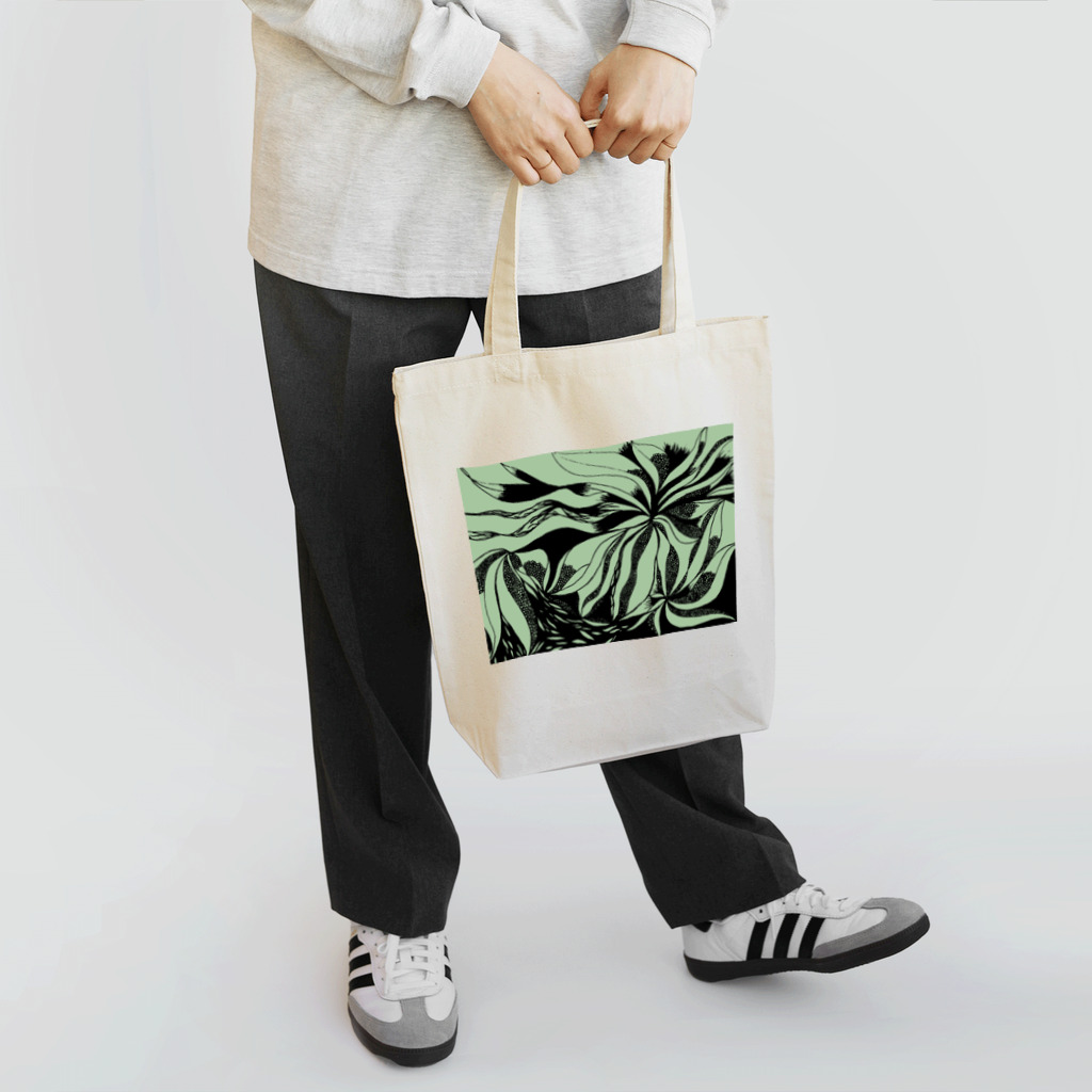 Yoshiko ポルボロンの#20190131 (グリーン) Tote Bag