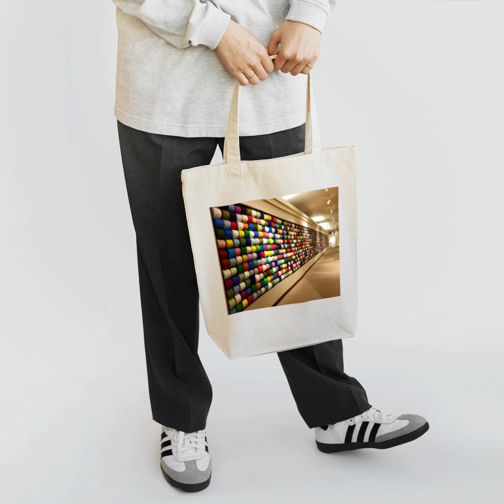 fullmoonのカラフルな糸 Tote Bag