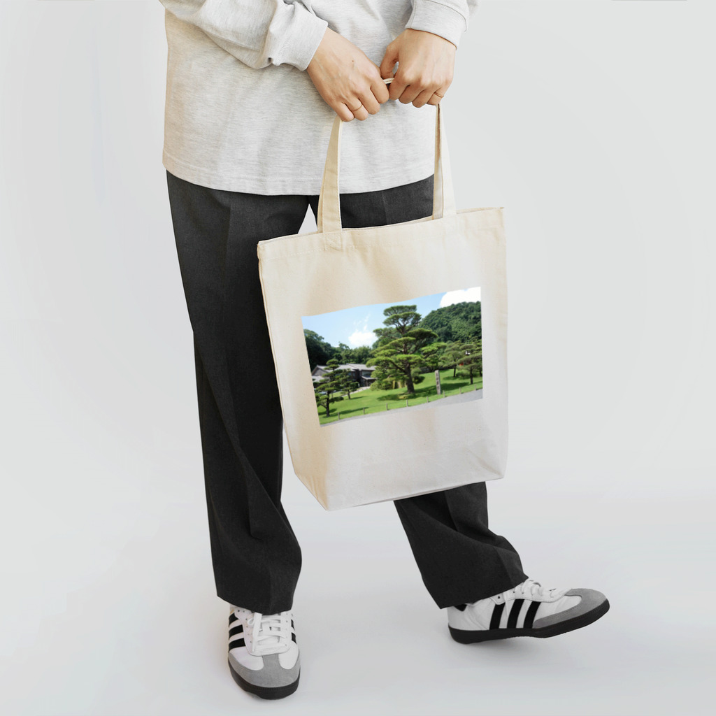 吉原教室の仙巌園の松 Tote Bag