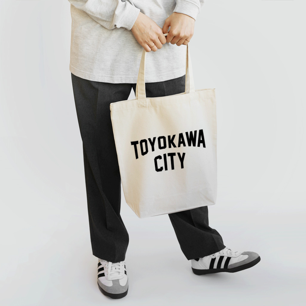 JIMOTOE Wear Local Japanの豊川市 TOYOKAWA CITY Tote Bag