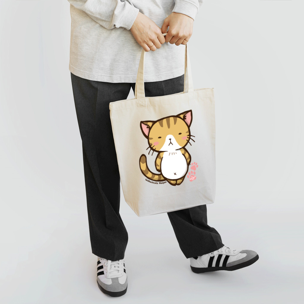 MarchenCatののほほんネコさん【まいぽん】 トートバッグ