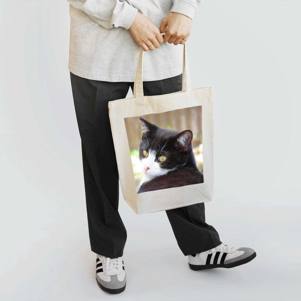 でおきしりぼ子の実験室の見返りにゃんこ Tote Bag