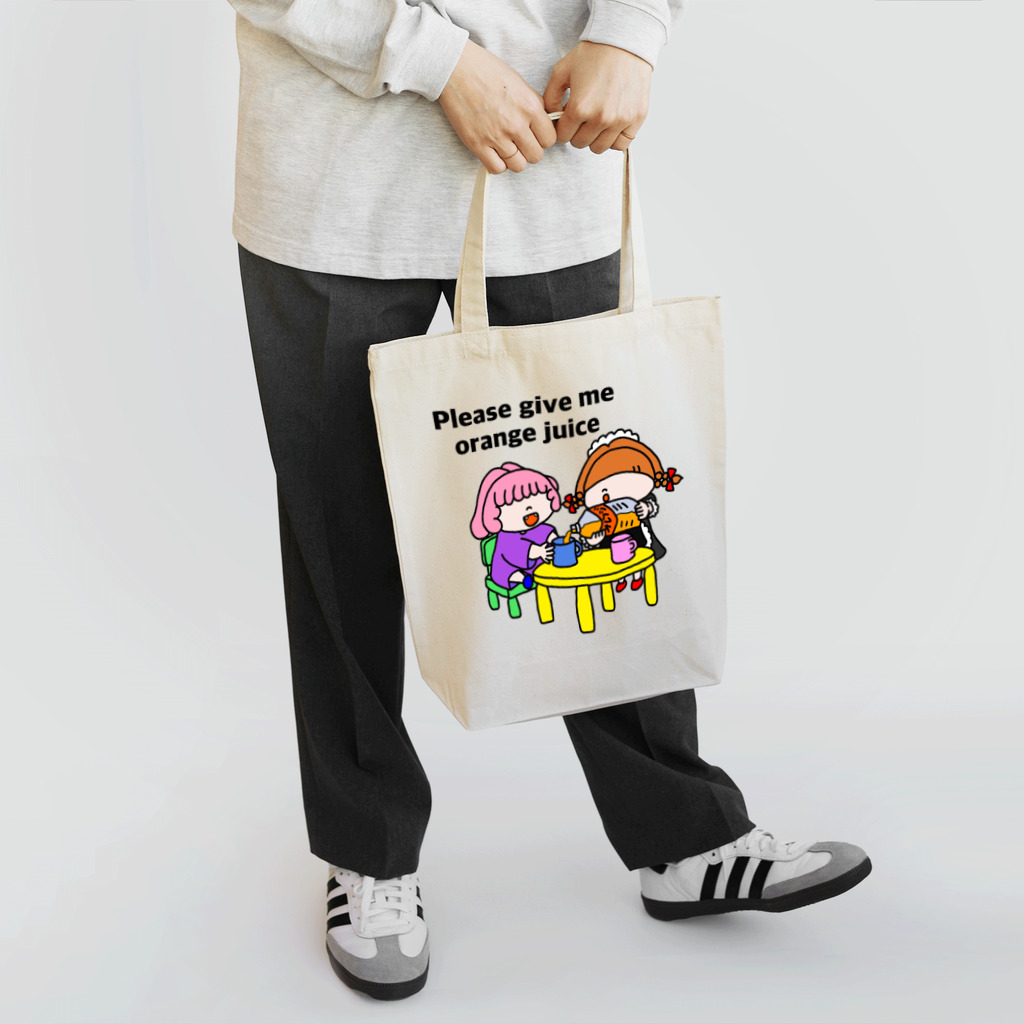 べにちゃんのべにちゃんがジュースつぐよ Tote Bag