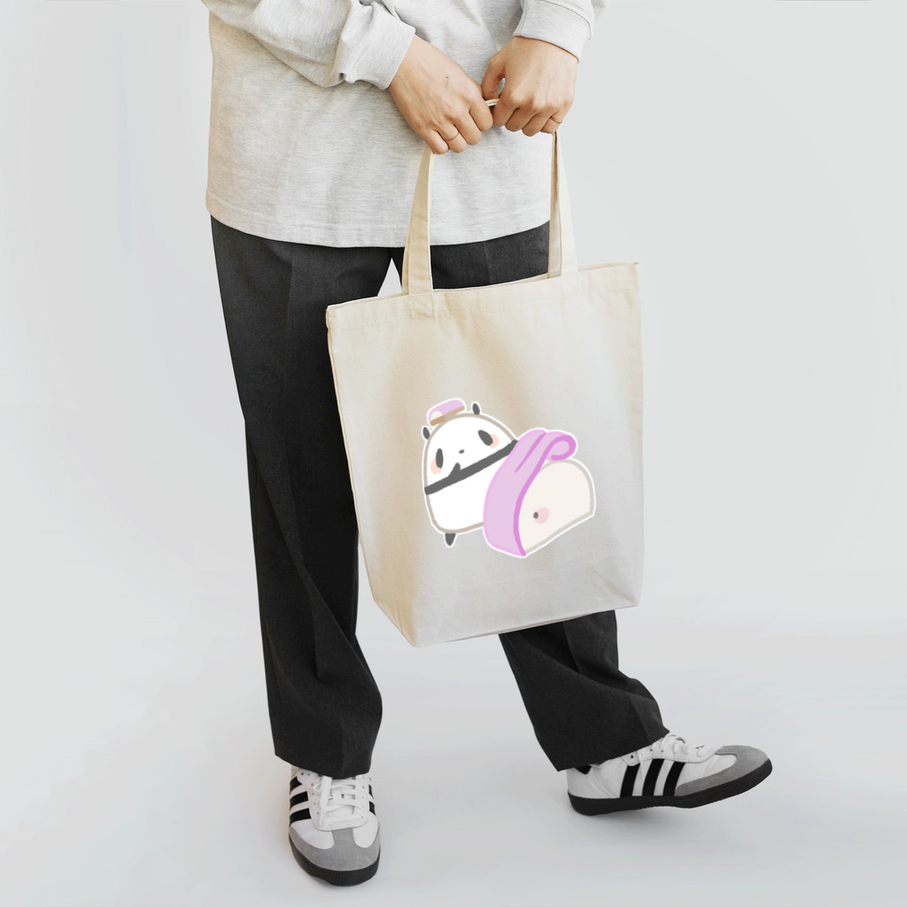 うさやのかまぼこが持つポテンシャルにほれぼれするパンダ Tote Bag