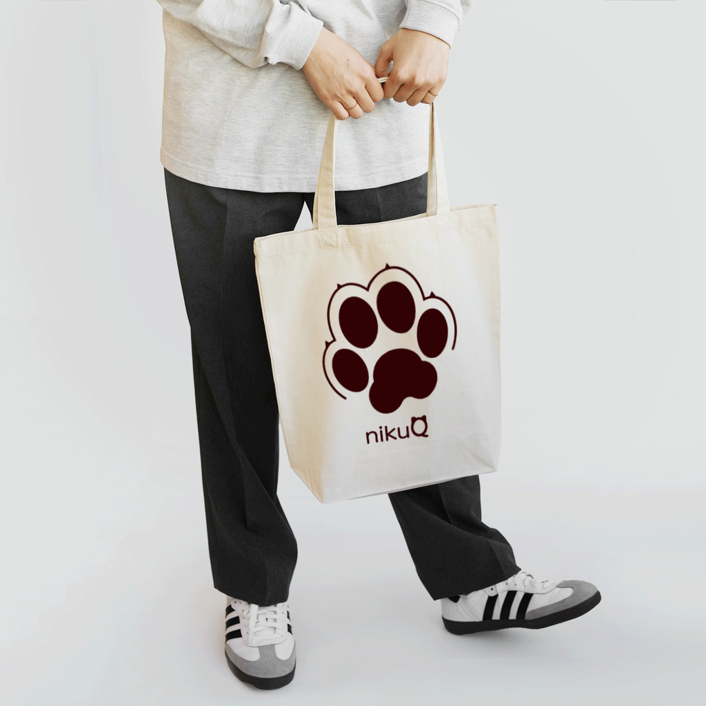 WebArtsの肉球をモチーフにしたオリジナルブランド「nikuQ」（犬タイプ）です トートバッグ