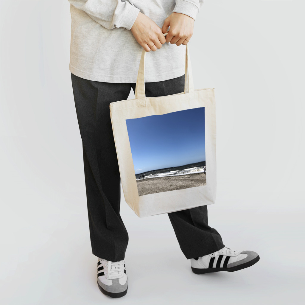 我欲無欲のビーチクリーンしてる海岸 Tote Bag