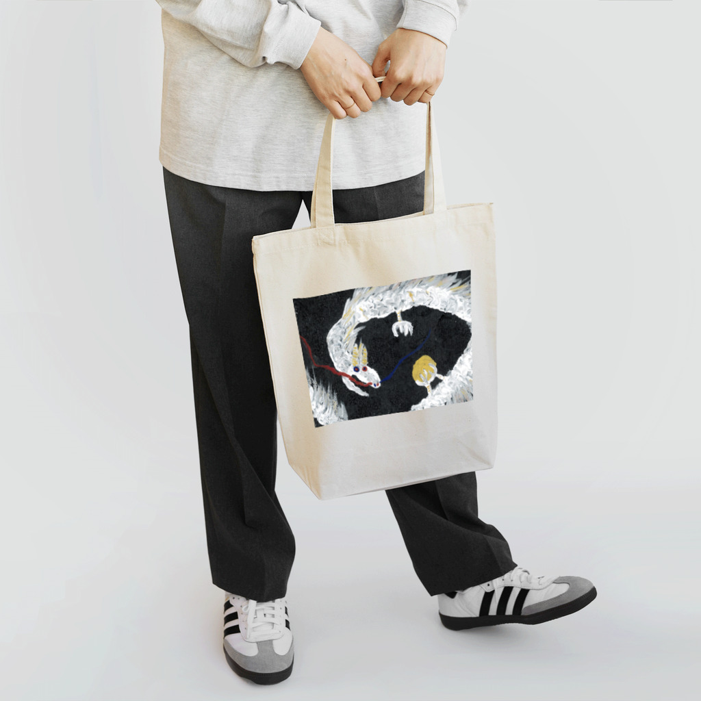 funny dragonのオッドアイドラゴン Tote Bag