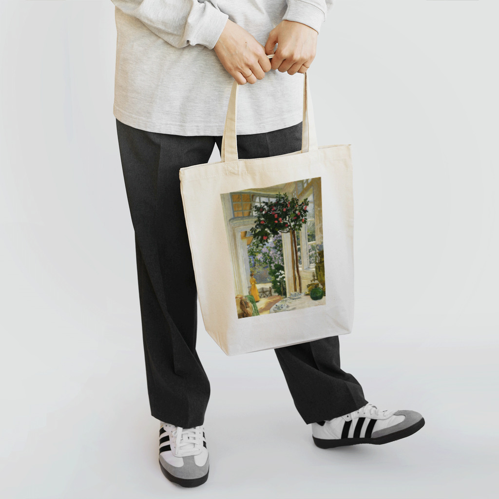 世界の絵画アートグッズのユゼフ・メホフェル《五月の太陽》 トートバッグ