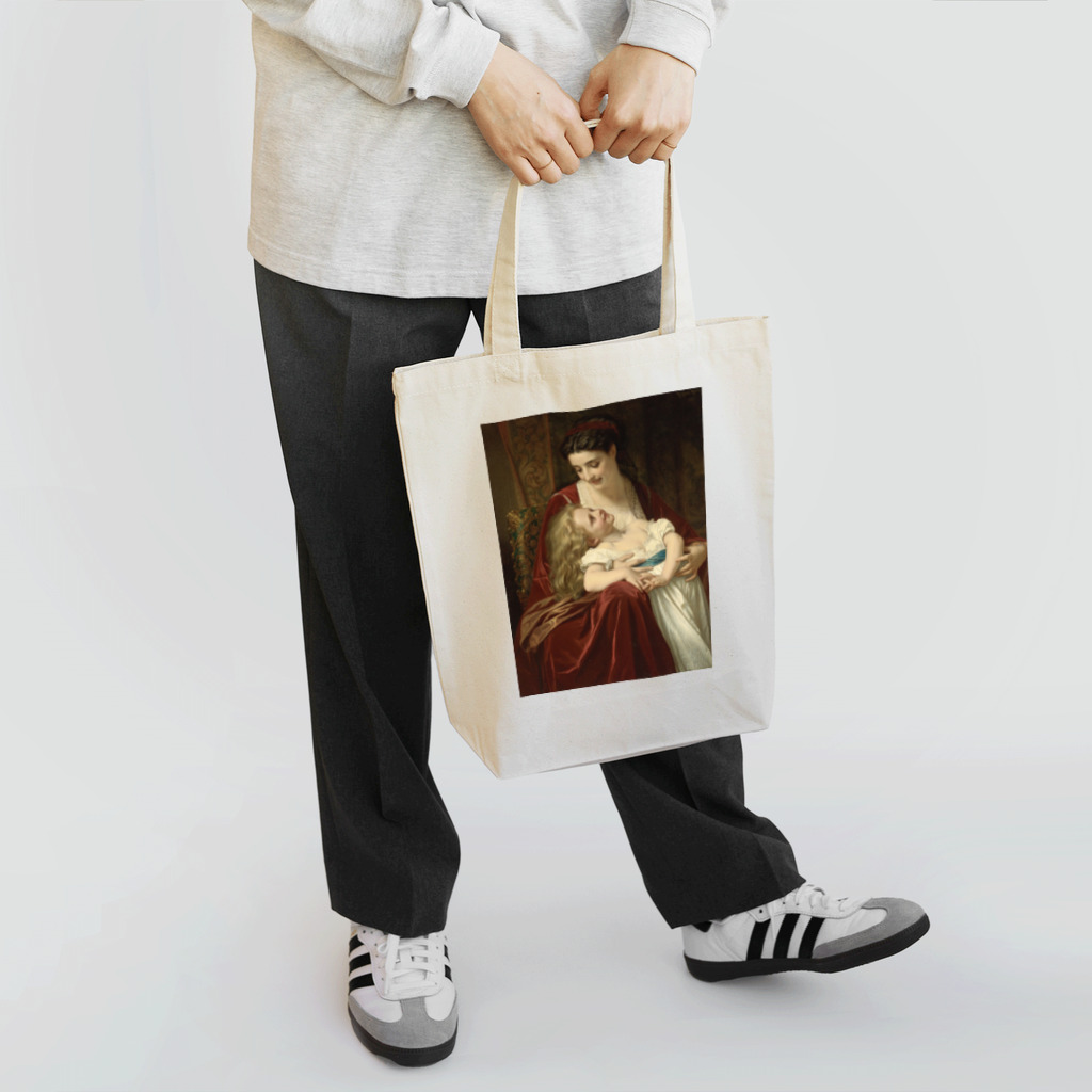 世界の絵画アートグッズのユーグ・メルル《母性愛》 Tote Bag