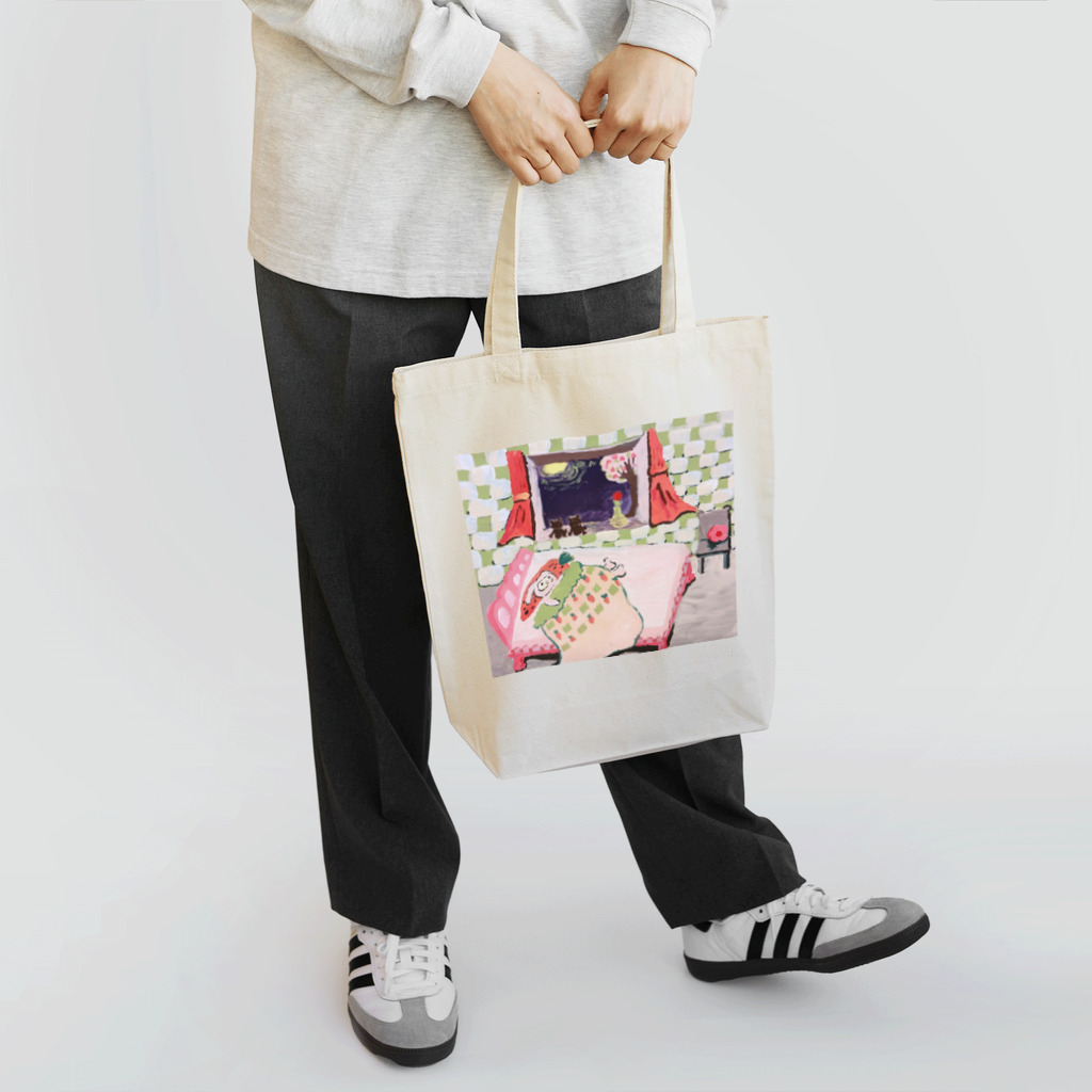 shiwon art worksのうさぎのパジャマを着て Tote Bag