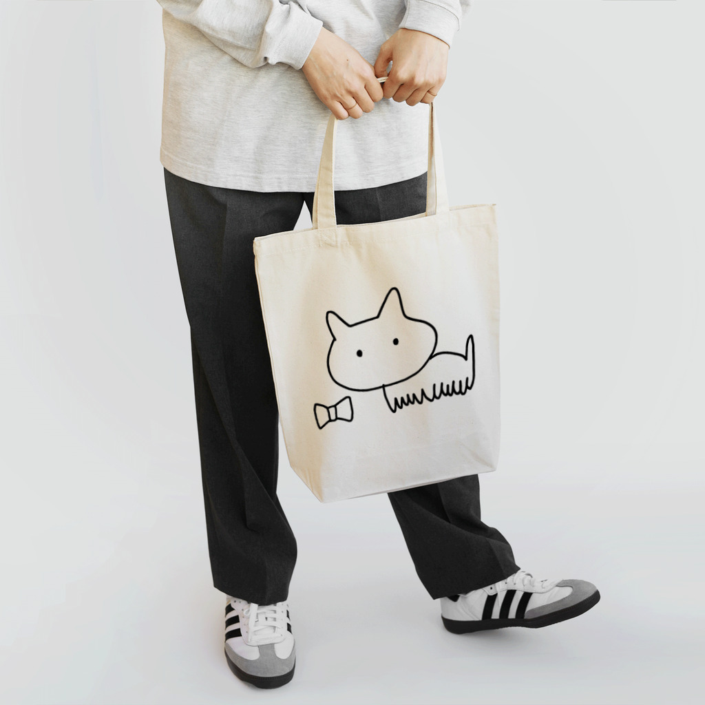 ふじこのみせのリボンを落とした ねこむし Tote Bag