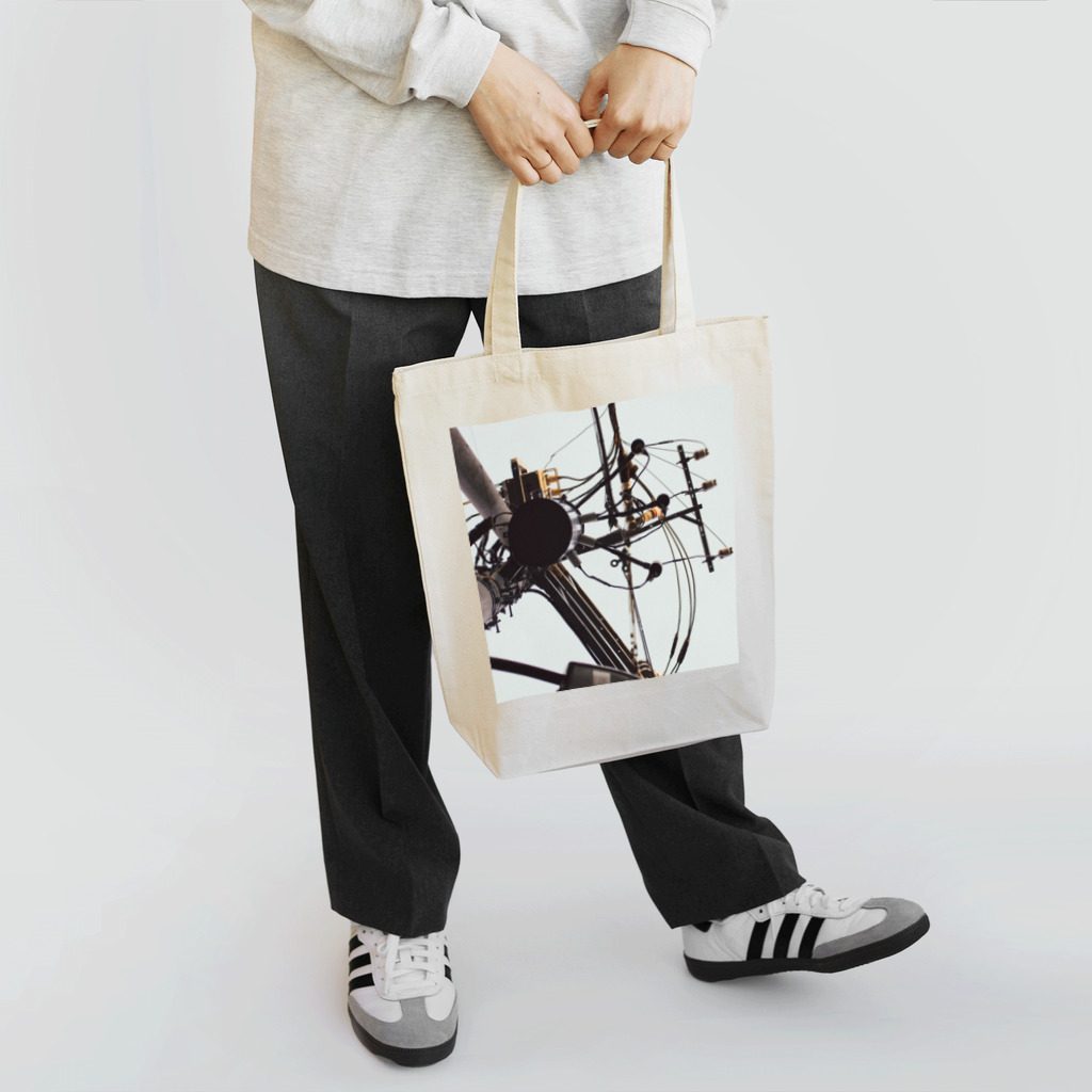 つむぎの電線4 Tote Bag