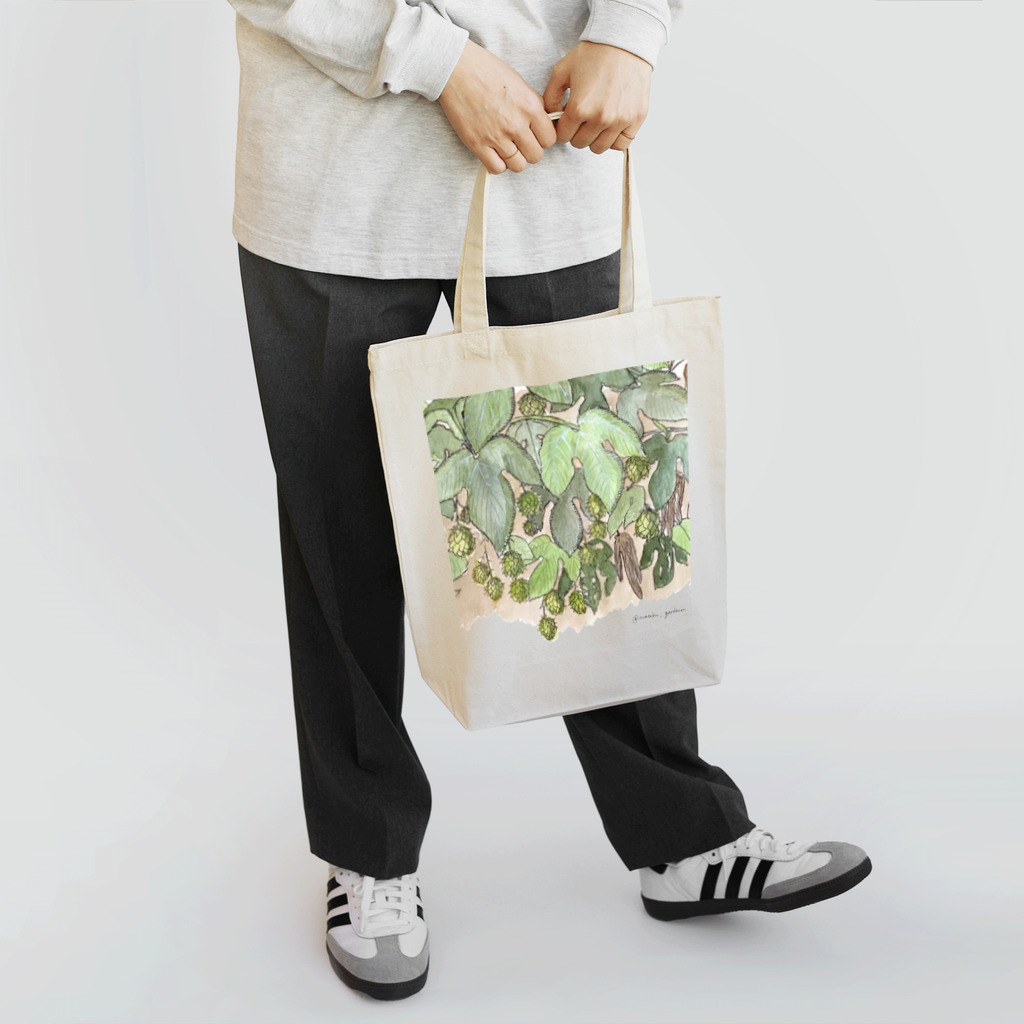 asataku gardener (alice garden design)のホップ トートバッグ