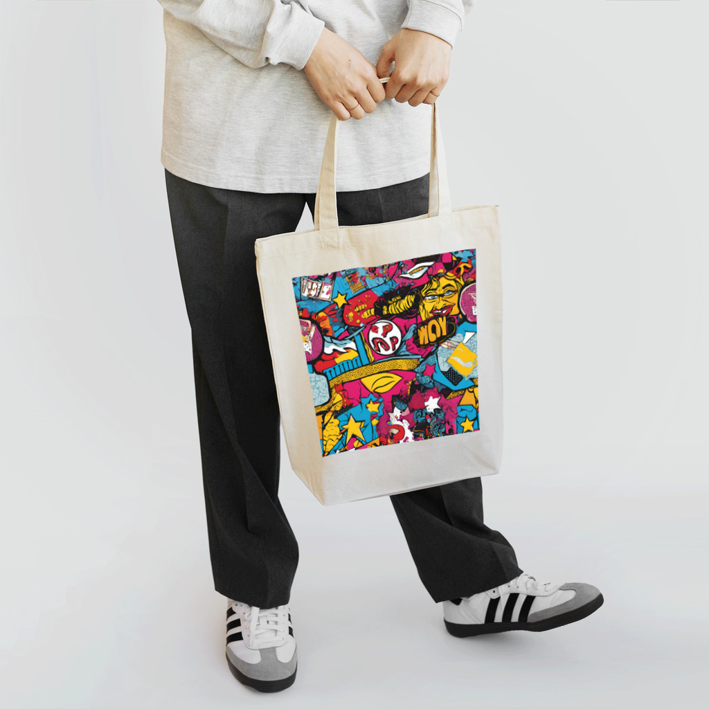 8890のポップアート Tote Bag